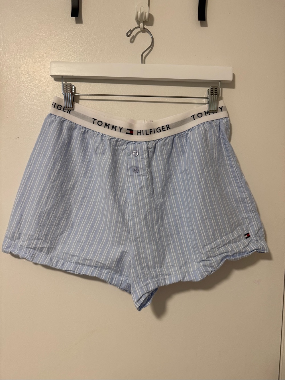 Tommy Hilfiger Light ar FF Blue Striped Lounge Set - Picture 3 of 5